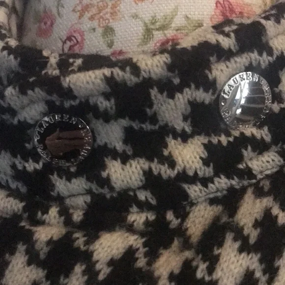 🆕NWOT*Ralph Lauren MOTO Jacket 100%Lambswool Houndstooth Size 3X - Picture 8 of 16